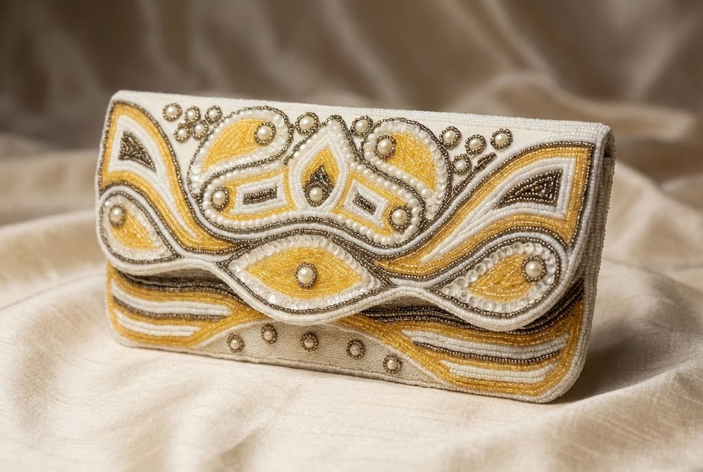 Women Handmade Partywear Clutch Purse