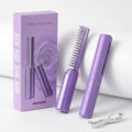 Rechargeable Wireless Hair Straightener Comb Brush